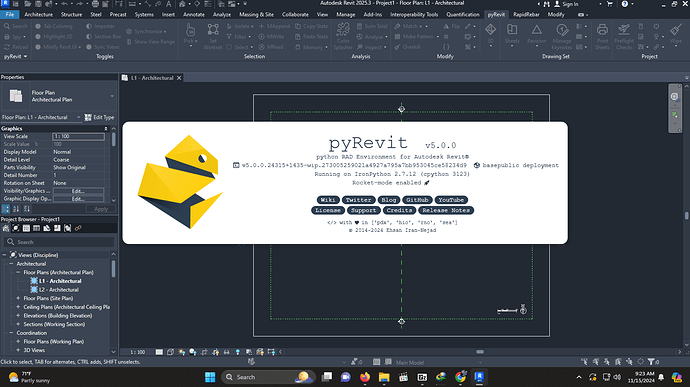 PyRevit 2025.3